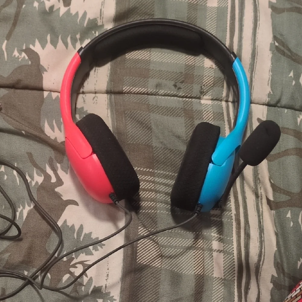 Nintendo Black and Blue Switch Headset
